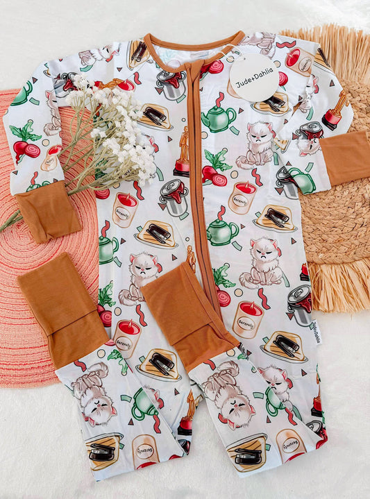 I Declare Bankruptcy Zippered rompers