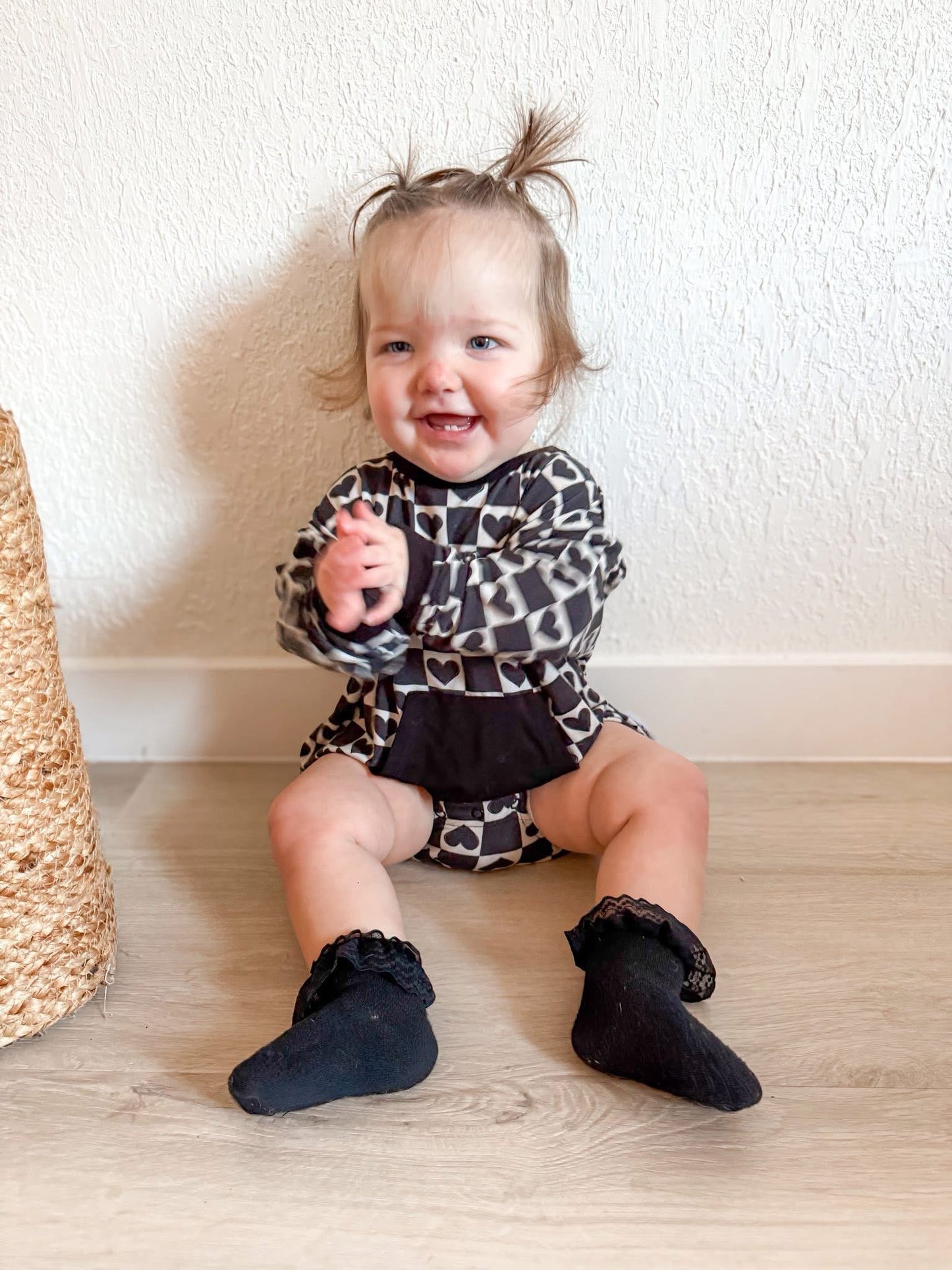 Rebel Hearts Bubble Romper