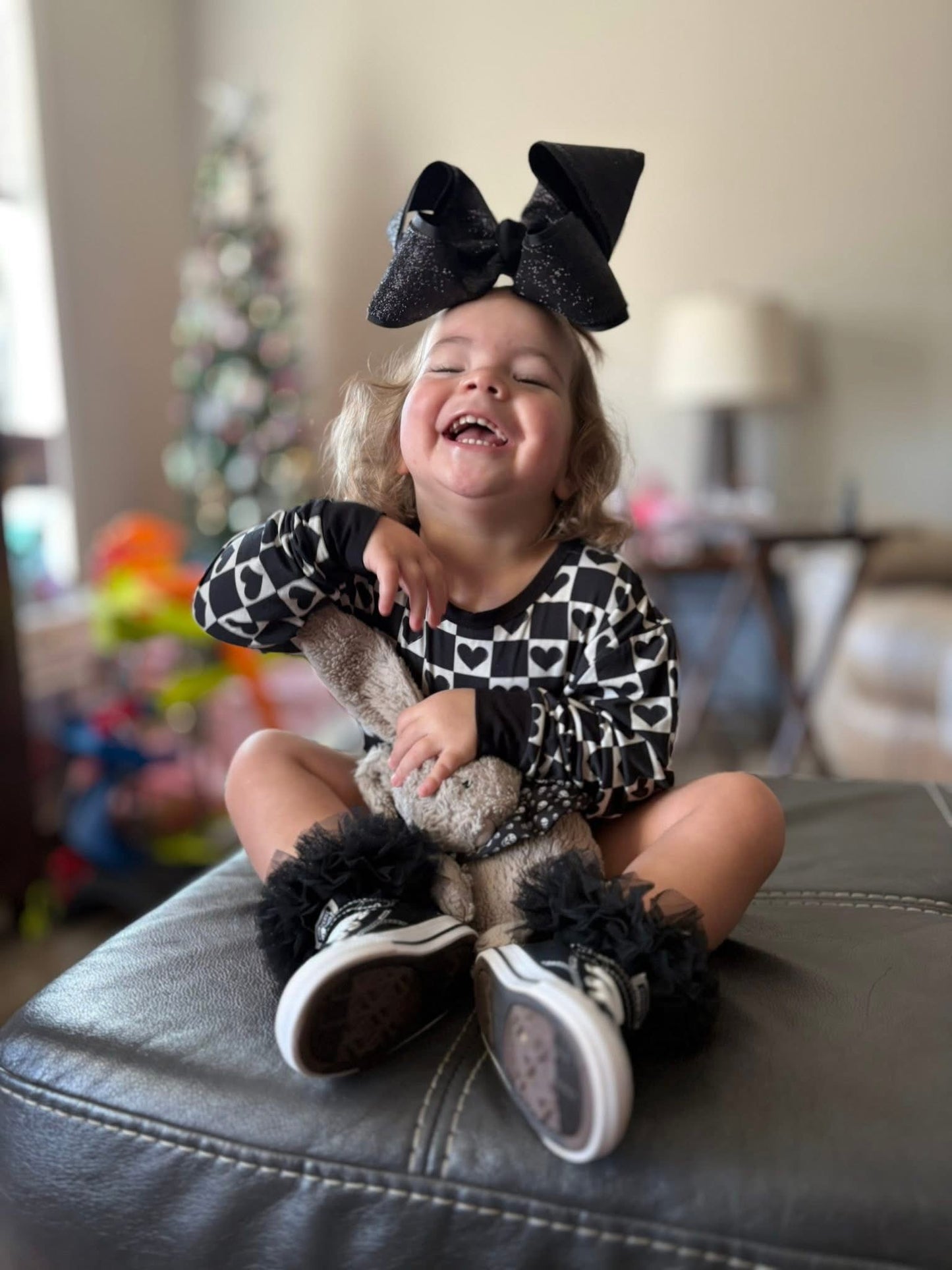 Rebel Hearts Bubble Romper