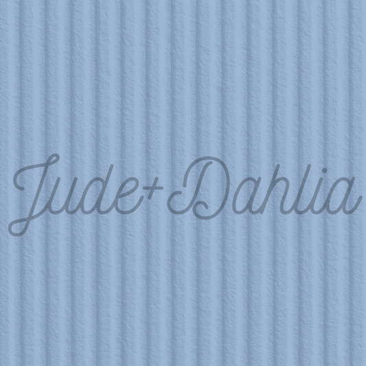 *PREORDER* Moonlit Tide Ribbed Crib Sheet