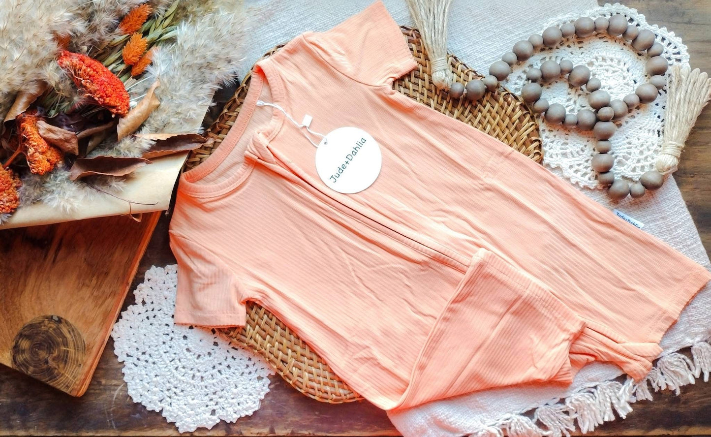 Dreamsicle Shortie Romper