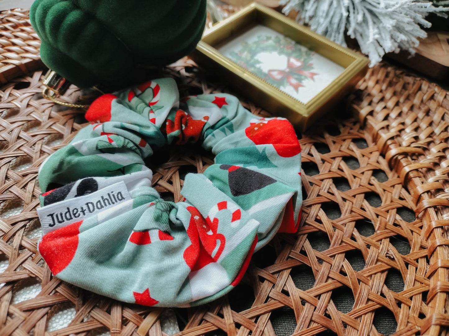 Sleigh All Day Scrunchy