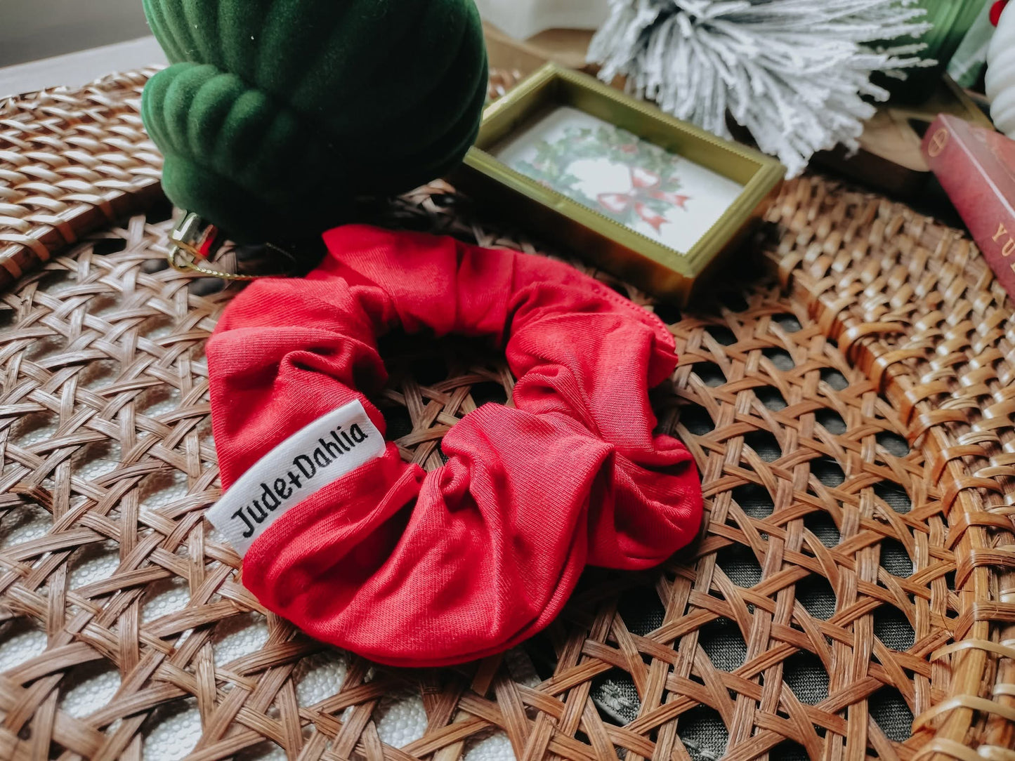 Peppermint Pop Scrunchy
