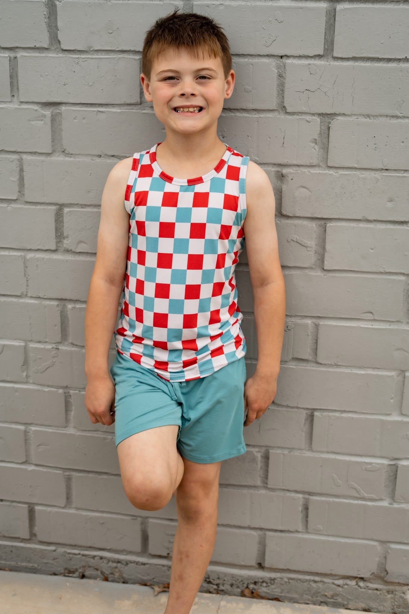 1776 Tank+Solid Shorts