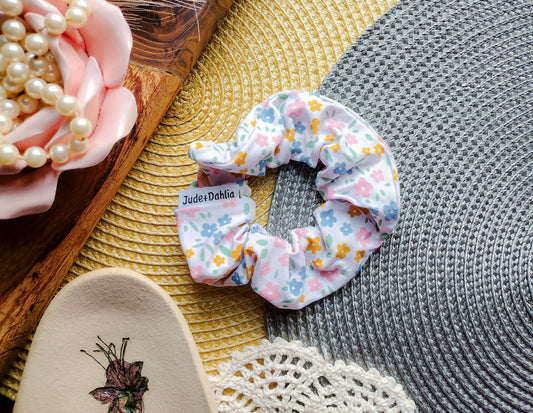 Floral Haze Scrunchy