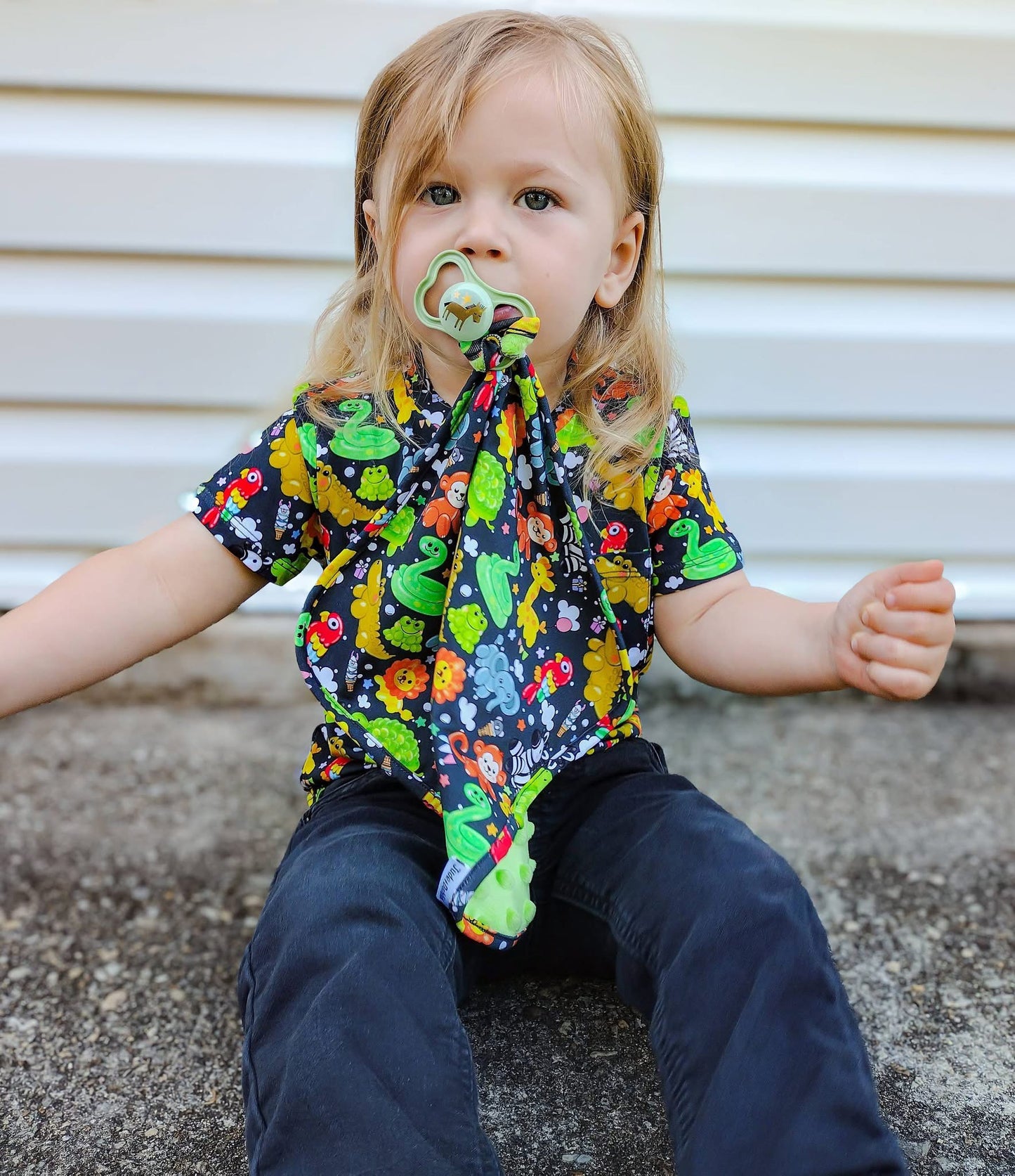 Safari Party Paci Lovey