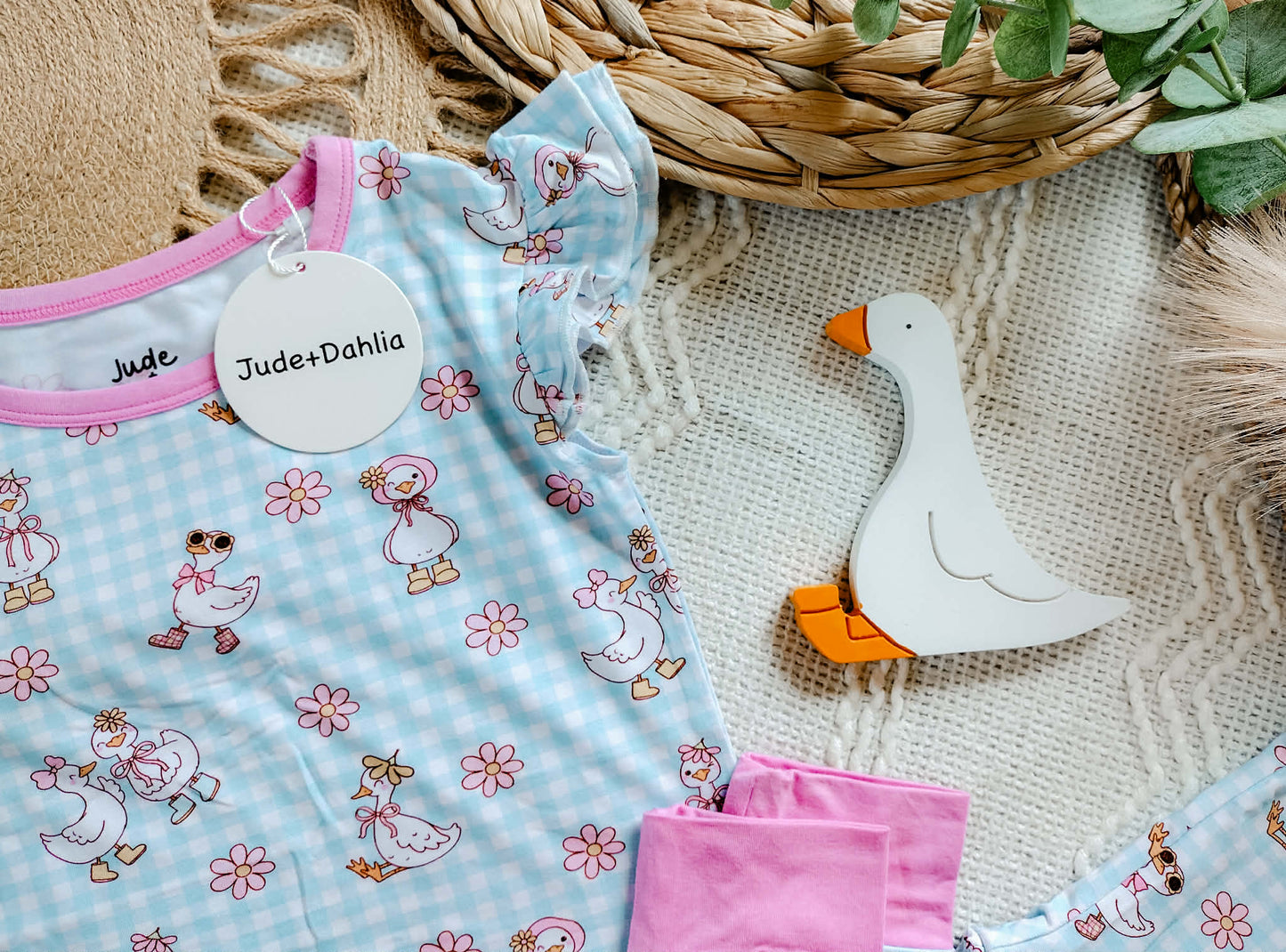 Boots&Blooms Flutter Sleeve Two Piece PJs