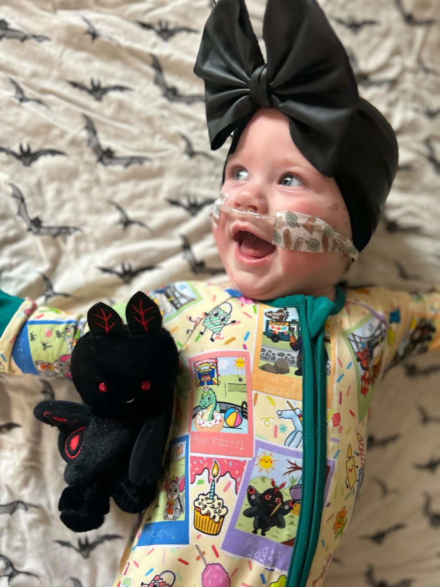 Cryptid Celebration Zippered Romper